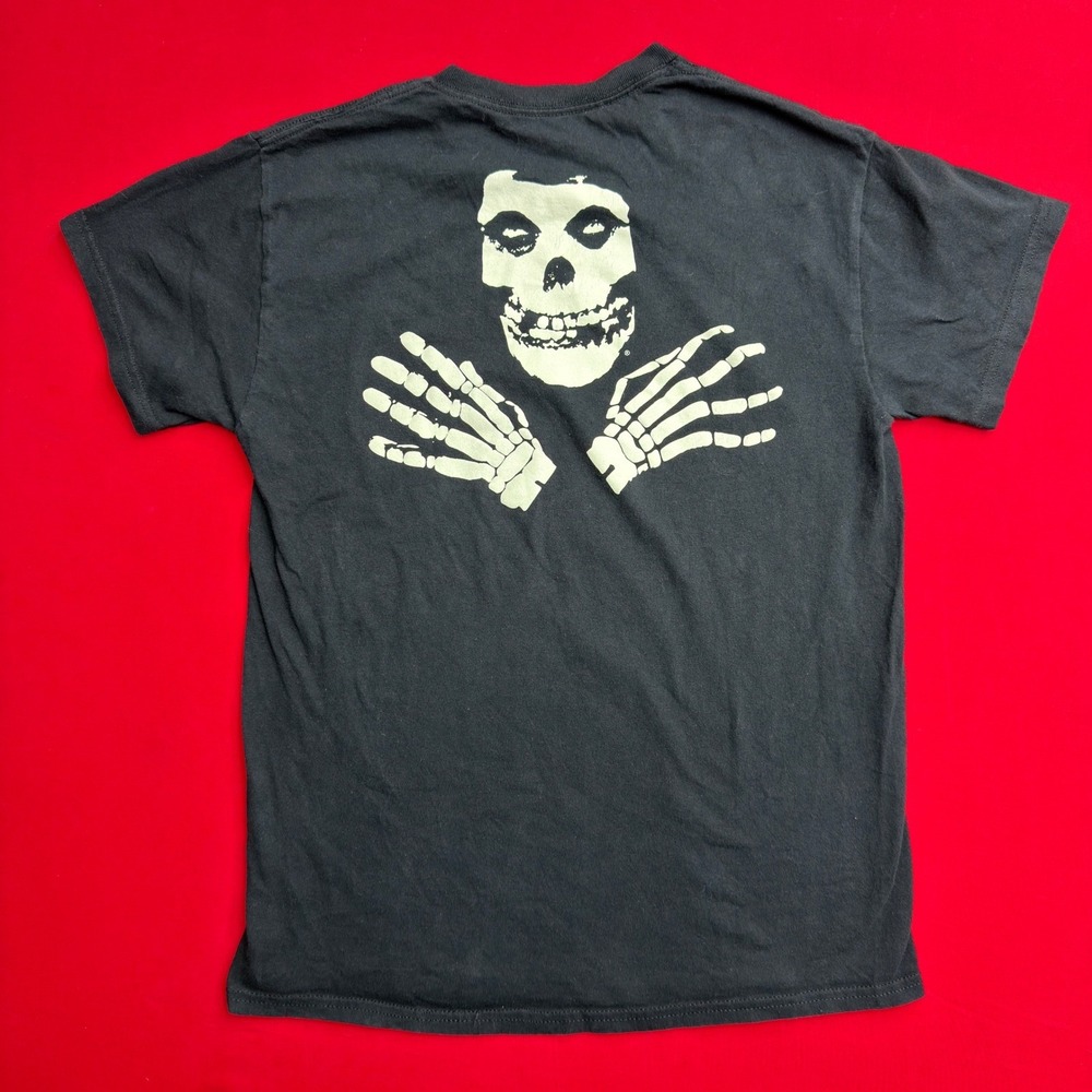 The Misfits‎ Band Tee Mens Medium Black Fiend Skull Graphic Punk Rock T-Shirt
